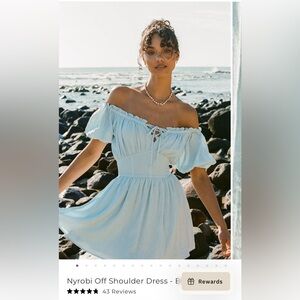 SABO NWT Nyrobi Mini Dress Blue XS 💙🦋